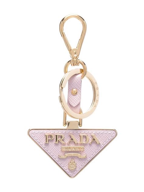 prada PORTACHIAVI LOGO TRIANGOLO SAFFIANO available 